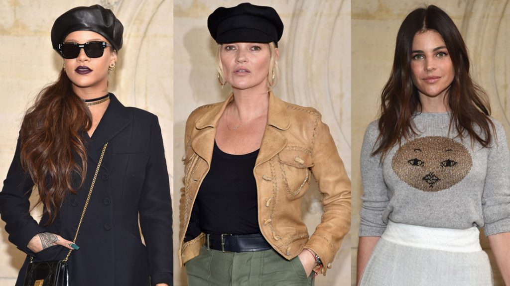 celebrities del desfile de Dior, marzo 2017